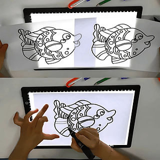 Quadro de Cópia LED Colorido