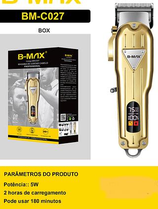 PROMOÇÃO: Maquina de cortar cabelo COM VISO DURADO OR PRATA