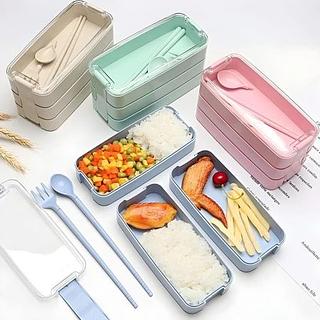 Marmita 3 Compartimentos Com Talheres