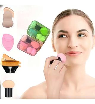 KIT 4 ESPONJINHAS MAQUIAGEM