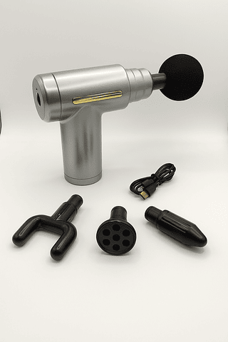 Massageador Pistola sem visor 4 cabeça