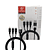 Cabo 3 em 1 com Adaptador para USB