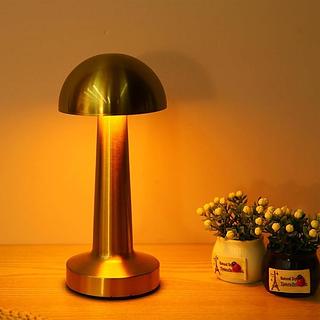 Luminária Portátil Abajur de Mesa Metal 3 Níveis