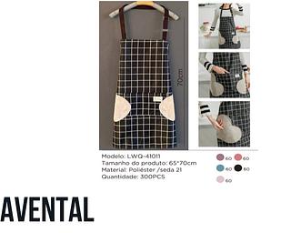 Avental cozinho seca maos bolso com alca regulavel