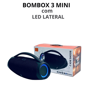 Bombox 3 mini com (LED LATERAL)