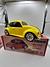 Caixa Som Portatil Fusca Bluetooth Fm Amarelo (10cm X Comp. 26cm X Larg. 11cm)