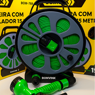Mangueira com Enrolador 15 Metros