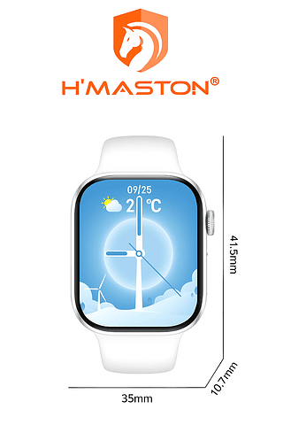 Relógio Smart watch Bluetooth IP65 Esportivo À Prova D'água H'MASTON