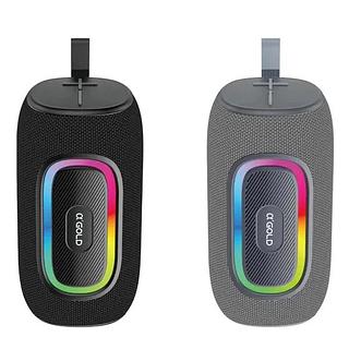 Caixa De Som A'gold Led Portátil Alça Sem Fio Bluetooth SM-10 USB Cartão de Memoria Festas