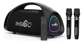 Caixa De Som Imenso X73 200w Rms 30000mah C/ 2 Mic