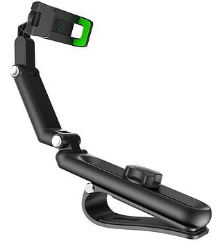 Suporte veicular viseira sol para celular universal