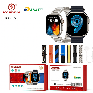 Smartwatch com 7 Pulseiras