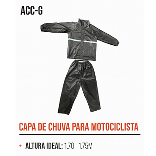 Capa De Chuva Roupa Para Motoqueiros Ciclistas Impermeável