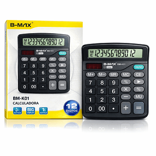 Calculadora Digital de Mesa 12 Digitos B-max
