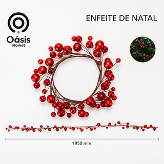 Enfeite de Decoração para Árvore de Natal 19.5cm