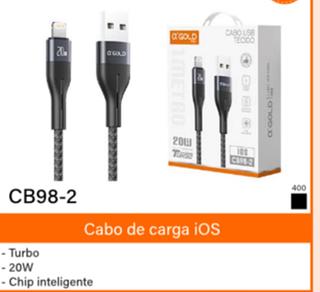 Cabo USB IOS 20w 1M A’gold (1M-3)