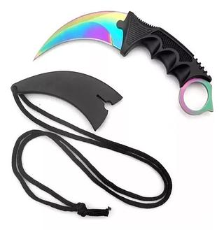 Faca Karambit Multi-color Hawk-combate Afiado