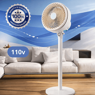 Ventilador Pedestal 100w Altura Regulável 3 Velocidades 110v
