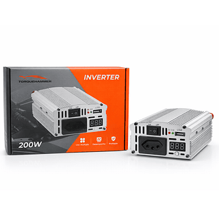 Inversor de Energia Veicular 200W Torquehammer 12V para 110V com USB