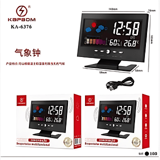 Relogio digital com despertador Multifuncional