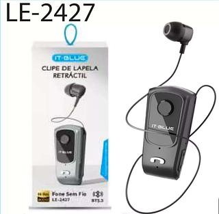 Fone clipe de lapela retrátil