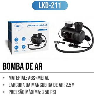 Compressor de ar portátil LUATEK