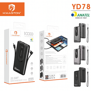 Power Bank 10000mah Turbo 22.5W HMASTON