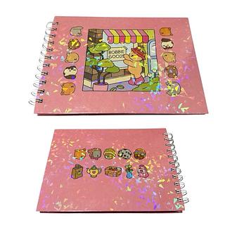 Caderno fino Bobbie Goods Fininho Rosa