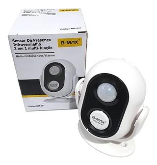 Sensor De Presenca Externo E Interno Com Aviso Sonoro (1O-4)