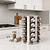 Kit Porta Temperos Inox 20 Potes