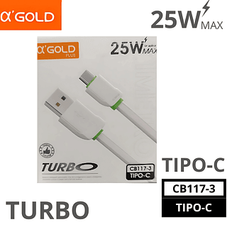 Cabo 25W TURBO A´GOLD TIPO-C