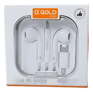 Fone De Ouvido Tipo C Com Microfone A'gold