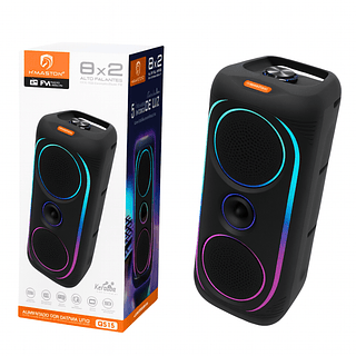 Caixa De Som Bluetooth Party Box Portátil 50w H'maston
