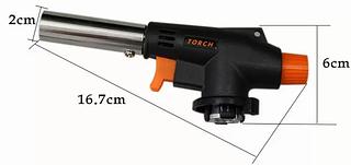 Macarico arma de fogo eletron marca a luz