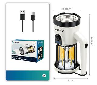 LANTERNA LED PARA ACAMPAMENTO
