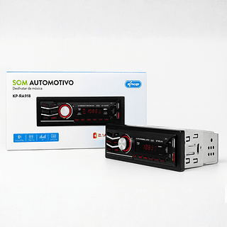 Som Automotivo Rádio 60w Knup