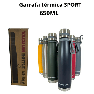 Garrafa VACUUM BOTTLE SPORT 650ML (SEM GARANTIA)