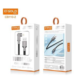 Cabo turbo com ponta dobravel 20W 1M IPHONE