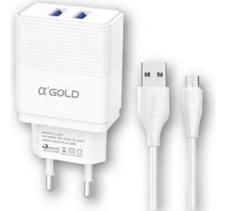 Carregador Turbo 5.1A USB V8 AGOLD