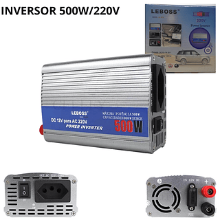 Inversor Energia 500w AUTOMOTIVO Transformador Conversor 12v Para 220v