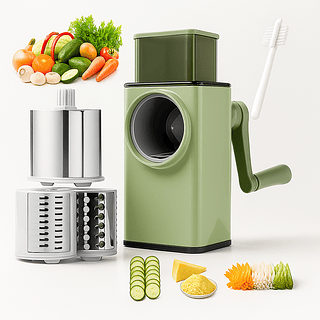 Cortador De Legumes Manual 3 Em 1 Multifuncional