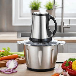 Multiprocessador de Alimentos Elétrico Inox 2 LITROS 220v