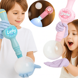 Varinha de Bolhas de Sabão com Fumaça - Acompanha Luvas