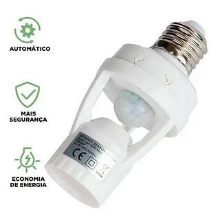Lâmpada com Sensor de presencia 60W
