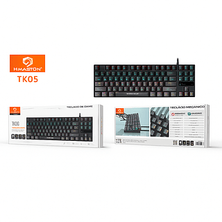 Teclado Gamer Mecânico Botão Iluminado (COM FIO)