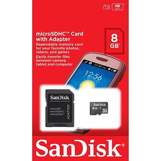 Cartao de memoria 8GB Sandisk
