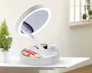 Espelho dupla face com LED