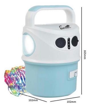 Luminaria panda acampando coloridas com usb 4000mah COM PISCA PISCA