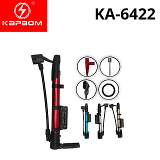 Bomba de AR para bicicleta - bolas e pneus