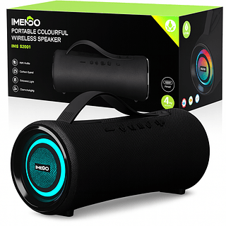 Caixa de Som com led Sem Fio Portátil Imenso